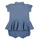 Clothing Girl Jumpsuits / Dungarees Polo Ralph Lauren SS PEPLUM BU-ONE PIECE-SHORTALL Blue