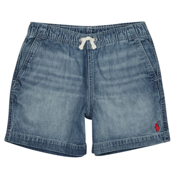 Clothing Boy Shorts / Bermudas Polo Ralph Lauren PREPSTER SHT-SHORTS-FLAT FRONT Blue / Medium