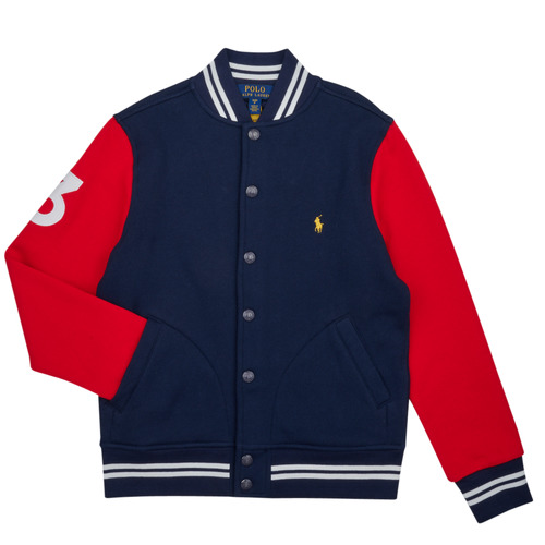 Clothing Boy Jackets Polo Ralph Lauren BBALLJKT-OUTERWEAR-BOMBER Marine
