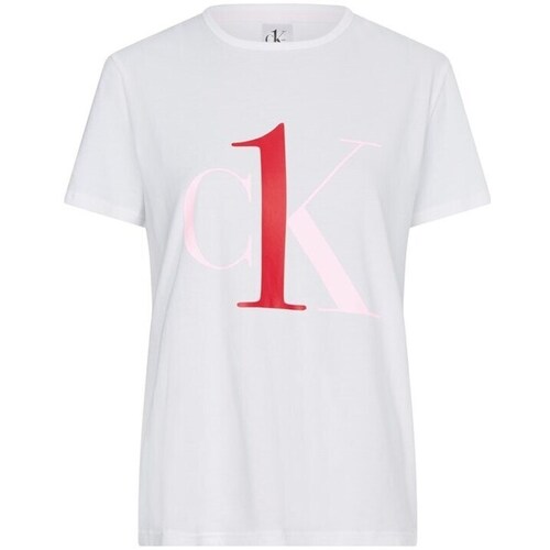 Clothing Women Short-sleeved t-shirts Calvin Klein Jeans 000QS6436ESWI White