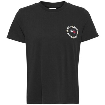 Clothing Women Short-sleeved t-shirts Tommy Hilfiger DW0DW11283BDS Black