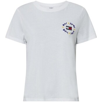 Clothing Women Short-sleeved t-shirts Tommy Hilfiger DW0DW11283YBR White