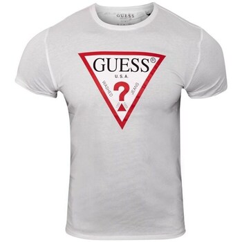 Clothing Men Short-sleeved t-shirts Guess M2YI71I3Z11G011 White