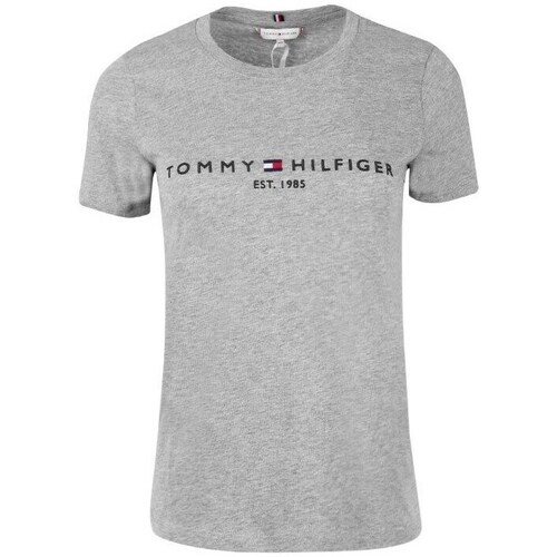 Clothing Women Short-sleeved t-shirts Tommy Hilfiger WW0WW31999PKH Grey