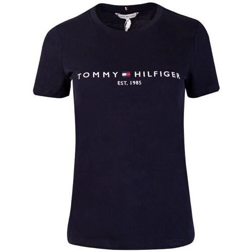 Clothing Women Short-sleeved t-shirts Tommy Hilfiger WW0WW31999DW5 Marine