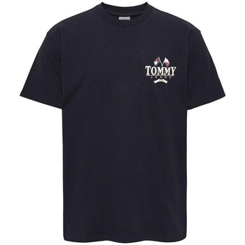 Clothing Men Short-sleeved t-shirts Tommy Hilfiger DM0DM14997BDS Black