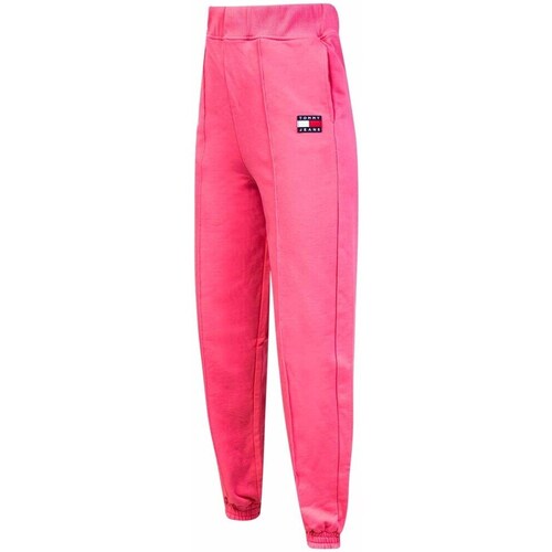 Clothing Women Trousers Tommy Hilfiger Tjw Relaxed Hrs Badge Pink