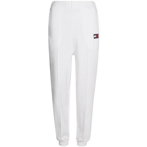 Clothing Women Trousers Tommy Hilfiger Tjw Relaxed Hrs Badge White