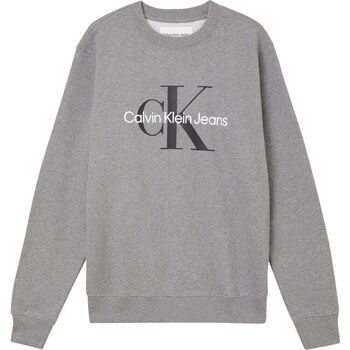 Clothing Men Sweaters Calvin Klein Jeans Core Monogram Grey