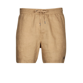 Clothing Men Shorts / Bermudas Polo Ralph Lauren SHORT EN LIN Camel