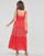 Clothing Women Long Dresses Desigual VEST_ELY Red