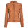 Clothing Women Leather jackets / Imitation leather Desigual CHAQ_DETROIT Cognac