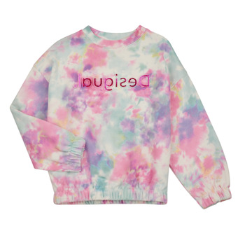 Clothing Girl Sweaters Desigual SWEAT_MANDALA Multicolour