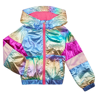 Clothing Girl Jackets Desigual CHAQ_RAINBOW Multicolour