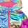 Clothing Girl Jackets Desigual CHAQ_RAINBOW Multicolour