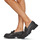 Shoes Women Loafers Fru.it 8152-999-ANFIBIO-NERO-NIKEL Black