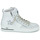 Shoes Women Hi top trainers Semerdjian MARAL-9564 White / Beige / Silver
