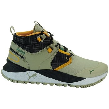 Shoes Men Hi top trainers Puma 38726802 Beige, Olive