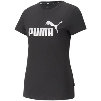 Clothing Women Short-sleeved t-shirts Puma Essentials Black