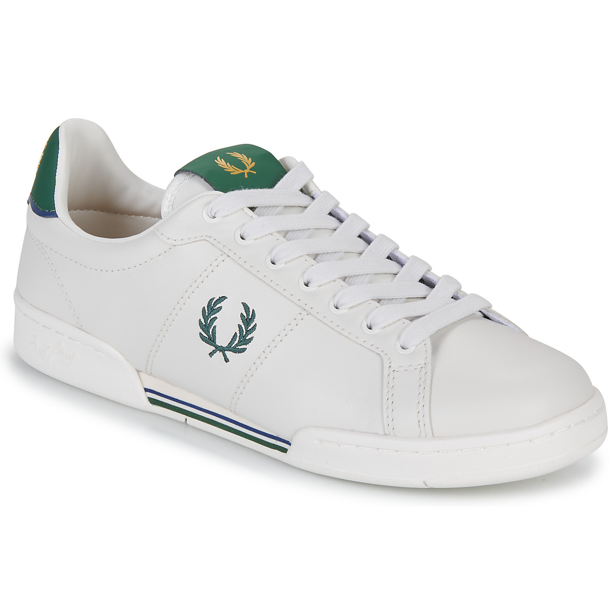 Fred Perry B722 Leather White