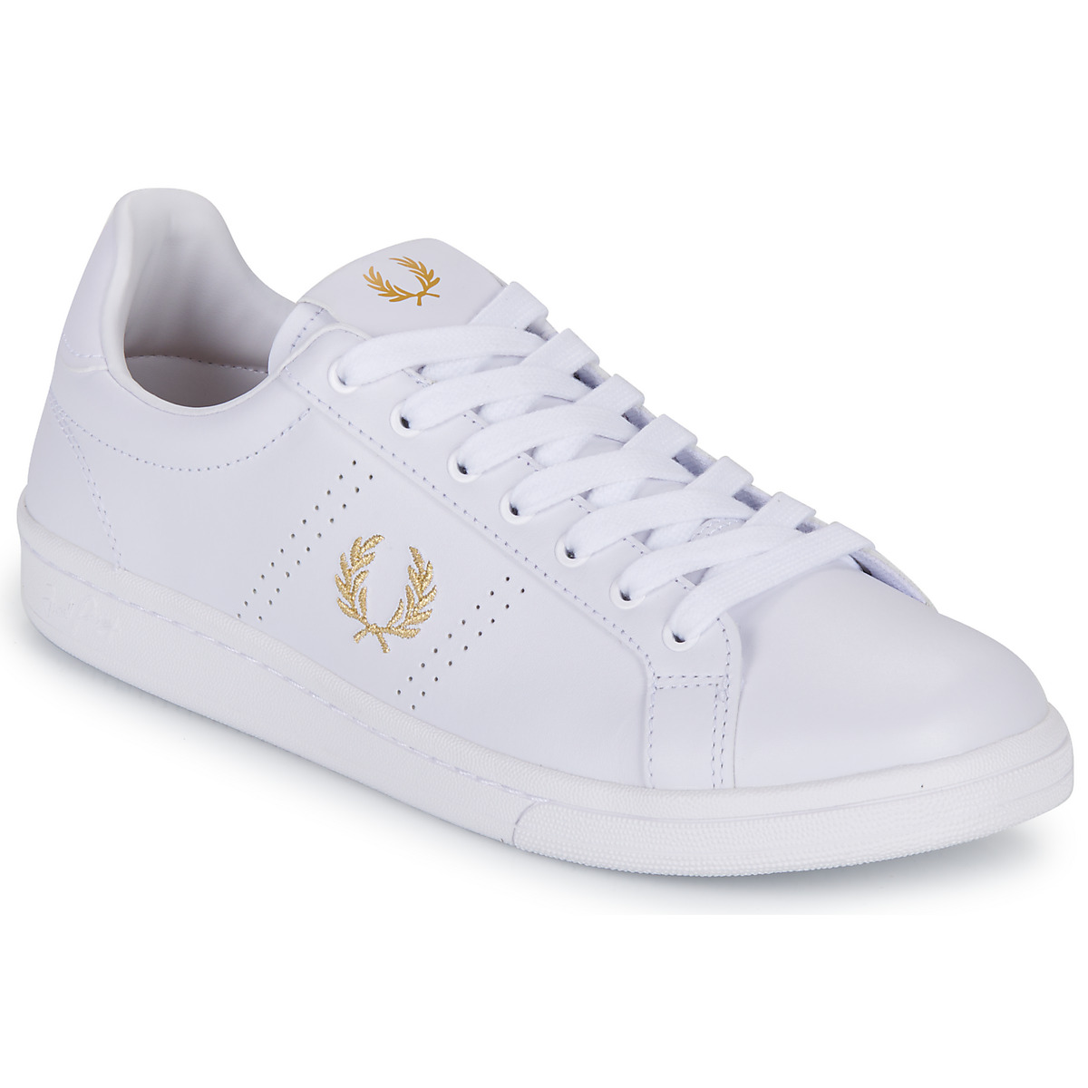 Fred Perry B721 Leather White