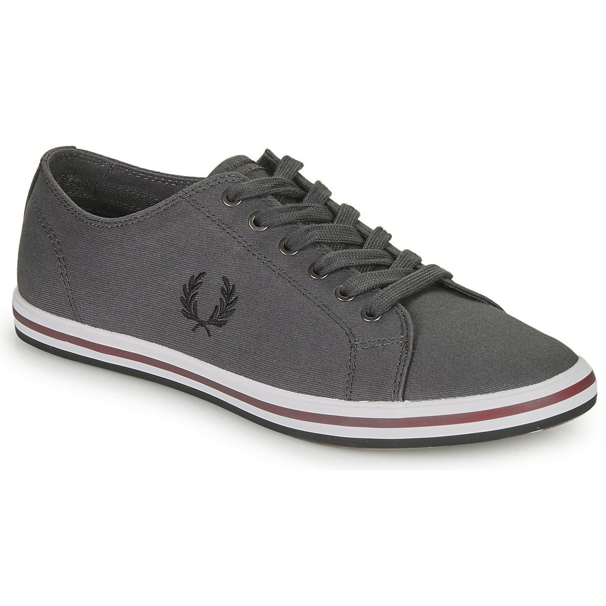 fred perry  kingston twill  men's shoes (trainers) in grey