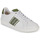Shoes Men Low top trainers Fred Perry B721 LEA/GRAPHIC BRAND MESH Porcelain / Olive