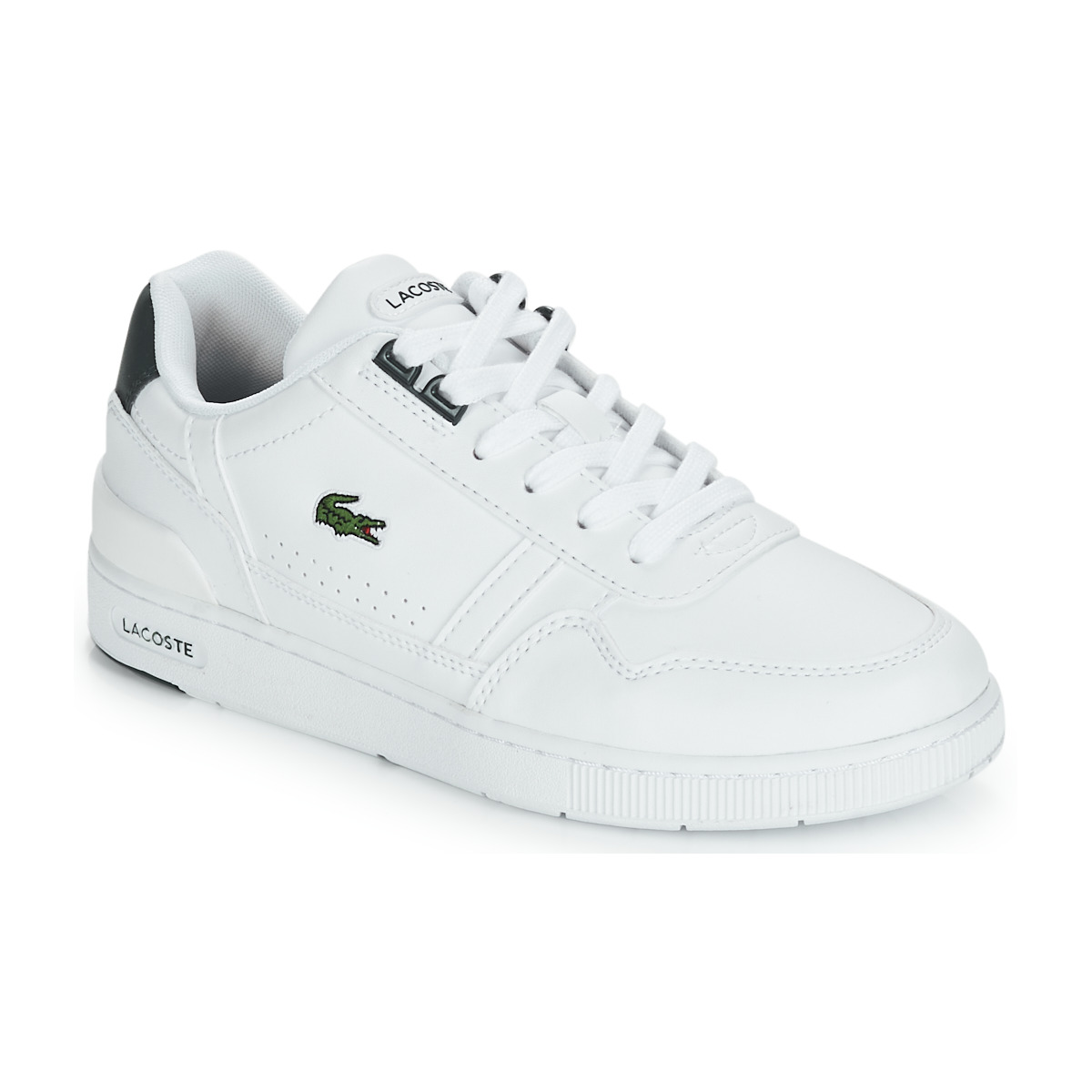 lacoste  t-clip  boys's children's shoes (trainers) in white