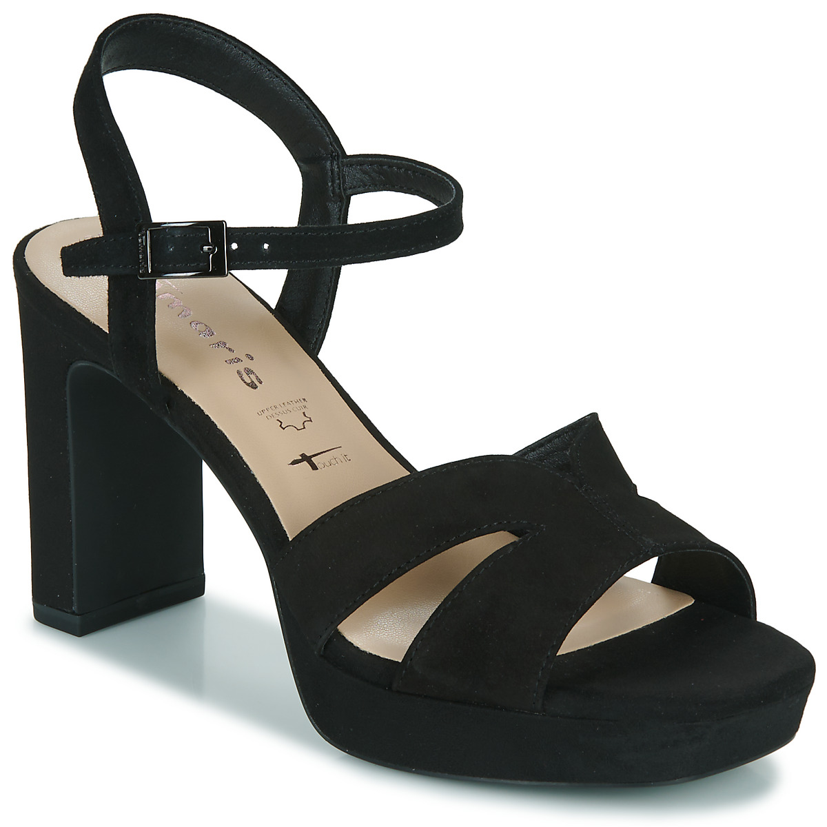 tamaris  28309-001  women's sandals in black
