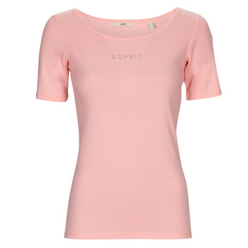 Clothing Women Short-sleeved t-shirts Esprit tee Pink