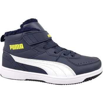 Shoes Children Mid boots Puma Rebound Joy Fur PS Marine