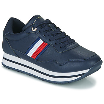 Tommy Hilfiger  ESSENTIAL WEBBING RUNNER  women's Shoes (Trainers) in Marine