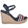 Shoes Women Sandals Tommy Hilfiger CORPORATE WEDGE Marine