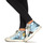 Shoes Women Hi top trainers Meline NKC1151 Blue / Leopard