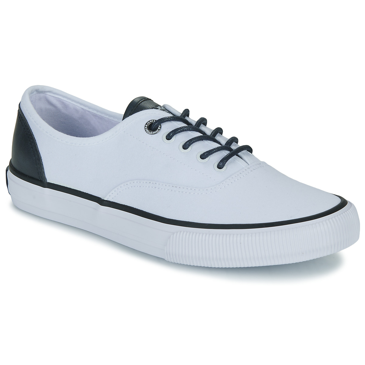 Jack & Jones CURTIS CANVAS White - Free | Spartoo UK - Shoes Low top trainers Men £ 31.19