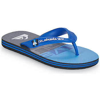 quiksilver  molokai panel youth  boys's children's flip flops / sandals in blue