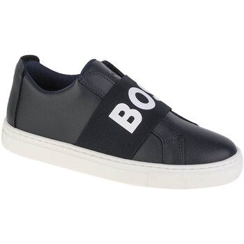Shoes Children Low top trainers BOSS J29291849 Black