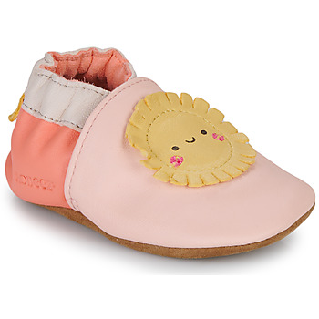 Shoes Girl Slippers Robeez WEATHER MOOD Pink / Coral