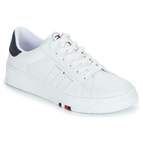 Shoes Girl Low top trainers Tommy Hilfiger KAREEM White