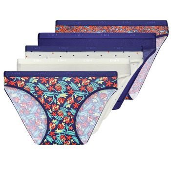Underwear Women Knickers/panties DIM DIM POCKETS PACK X5 Multicolour