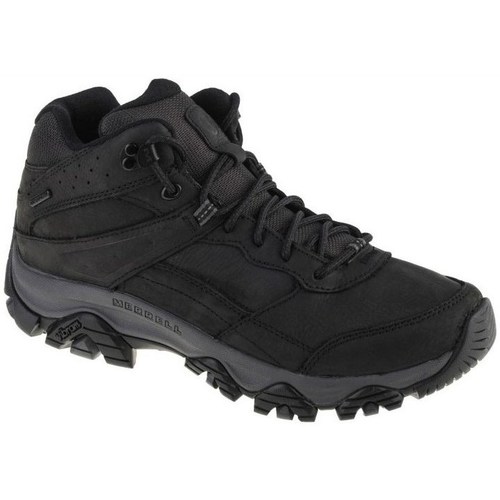 Shoes Men Walking shoes Merrell Moab Adventure 3 Mid Black