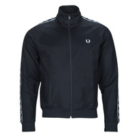 Clothing Men Track tops Fred Perry CONTRAST TAPE TRACK JACKET Marine