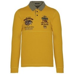Clothing Men Short-sleeved t-shirts Aeronautica Militare PO1645P30657466 Yellow