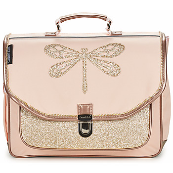 Bags Girl School bags CARAMEL & CIE CARTABLE 38 CM LIBELLULE ROSE Pink
