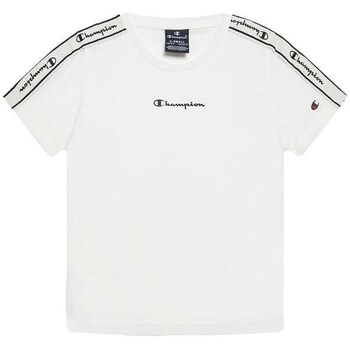 Clothing Boy Short-sleeved t-shirts Champion 305921WW001 White