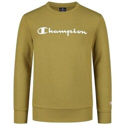 Clothing Boy Sweaters Champion Crewneck Sweatshirt Olive