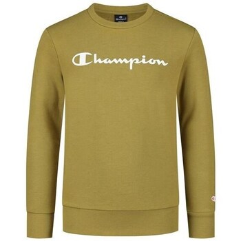 Clothing Boy Sweaters Champion Crewneck Sweatshirt Olive