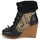 Shoes Women Ankle boots Etro DENISE Black / Beige