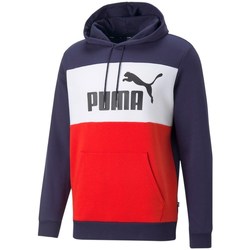 Clothing Men Sweaters Puma Essentials Red, Navy blue