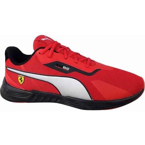 Shoes Men Low top trainers Puma Ferrari Tiburion Red